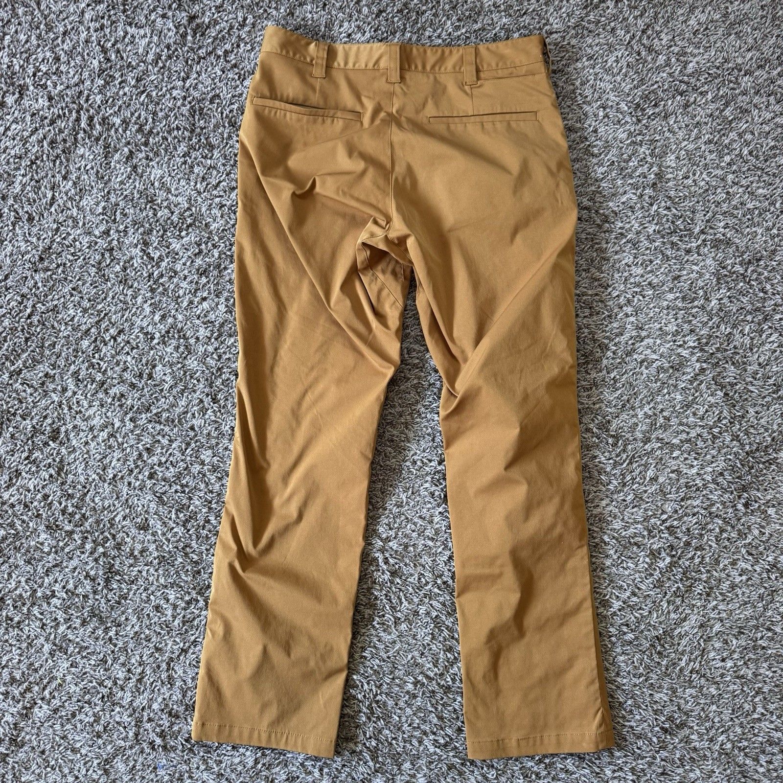Bluffworks Chino Pants Mens 32x30 Yellow Tan Regular Fit Travel Technical Gorp — image 2 of 7